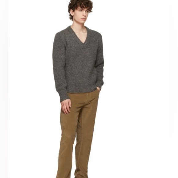 DOPPIAA Alpaca-knit V-neck Sweater (size S) - Picture 8 of 9